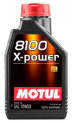 Motul 1L Synthetic Engine Oil 8100 10W60 X-Power - ACEA A3/B4 - 106142