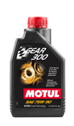 Motul 1L Transmission GEAR 300 75W90 - Synthetic Ester - 105777