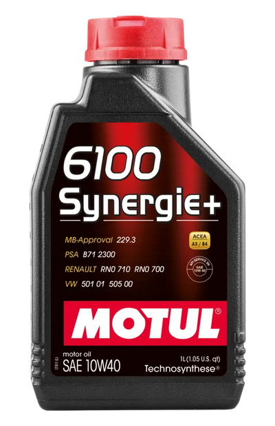 Motul 1L Technosynthese Engine Oil 6100 SYNERGIE+ 10W40 - 108646