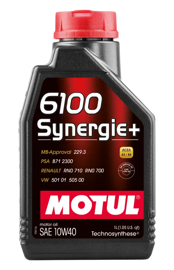 Motul 1L Technosynthese Engine Oil 6100 SYNERGIE+ 10W40 - 108646