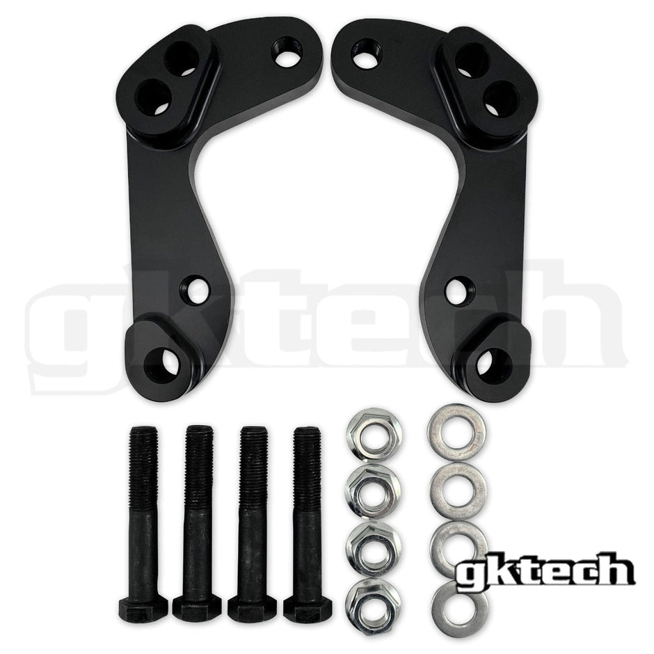 GKTech - Z32/R32/S14/S15 Caliper Bracket To Suit 350z/G35 Brembo Rotors - 350Z-ADPT
