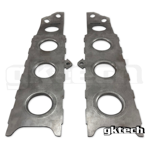 GKTech - Skyline K-Frame/tension rod mount weld in reinforcement plates - R32 Skyline (RWD only) - R32X-KFRM