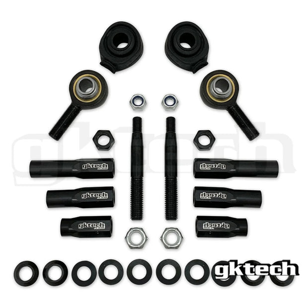 GKTech - High misalignment S13 240sx/S14/S15/Skyline tie rod ends (12mm/14mm) - 12mm (S13/240SX/S15) - M125-TROD
