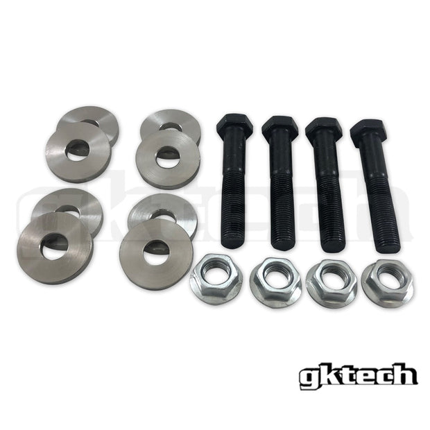 GKTech - Z34 370z/G37 Eccentric Camber & Toe Arm Lockout Kit - Z344-BOLT