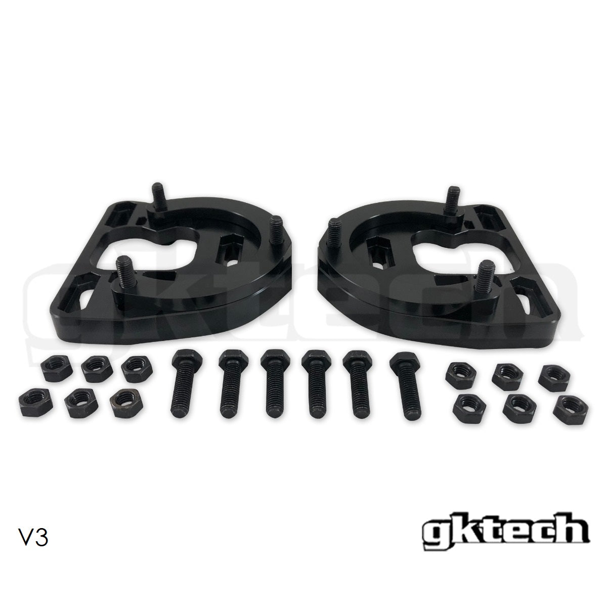 GKTech - 240sx offset camber strut tops - V3 S-chassis offset strut tops - OFFX-PRMM