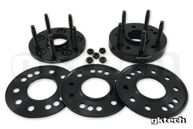 GKTech - 5x114.3 spacers 15mm > 30mm 8 piece set - spcr-5114