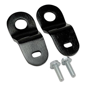 GKTech - S13 240sx CNC Machined top Radiator brackets - Black - S13X-RADB