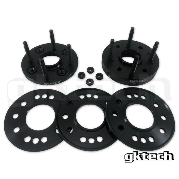 GKTech - 4x114.3 spacers 15mm > 30mm 8 piece set - spcr-4114