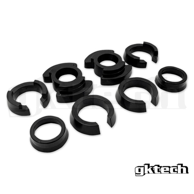 GKTech - Z34 370z/G37 Rear subframe slip-in collars - Solid - Z34X-CLLR