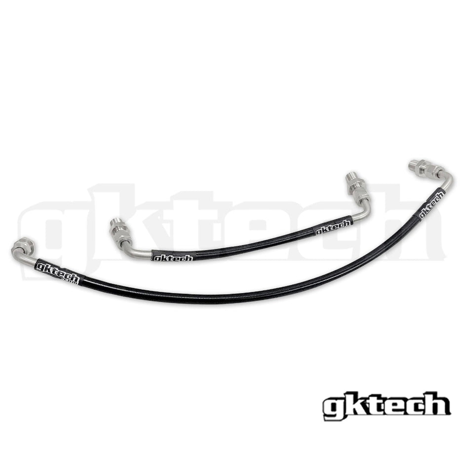 GKTech - 240sx/Silvia power steering hard line replacements (pair) - LHD - S134-PSLH