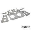 GKTech - V2 R32 GT-R Skyline subframe weld in reinforcement plates - GTRX-SUBF