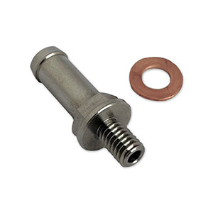 GKTech - M6x1.0 to 8mm barbed fitting - SR20-BARB