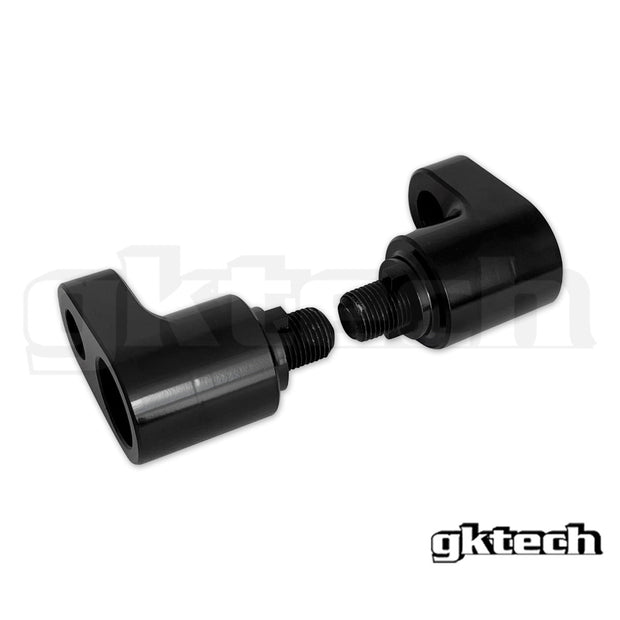 GKTech - FR-S / GR86 / BRZ high tensile offset steering rack extenders - GT86-OFFX