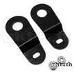 GKTech - S14 240sx/S15 Silvia CNC Machined top Radiator brackets - Black - S14X-RADB