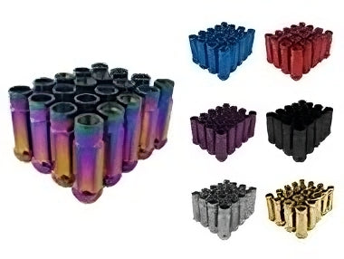 GKTech - Open Ended Lug Nuts (Pack of 20) - M12x1.5 / Blue - M15X-BLUE