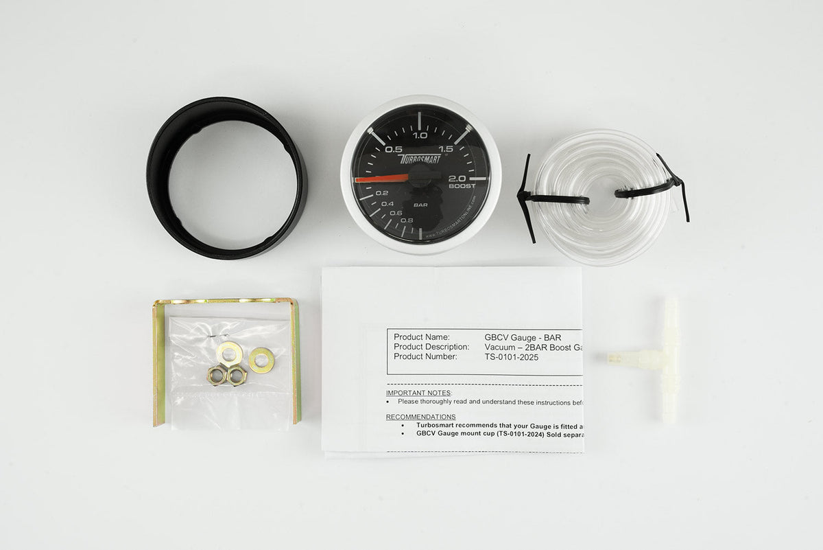 Turbosmart Boost Gauge 0-2 Bar 52mm (2 1/16