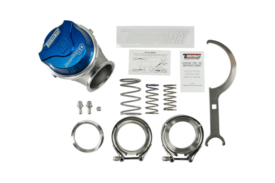 Turbosmart GenV PowerGate60 14psi Wastegate (Blue) - TS-0555-1011 - view 6