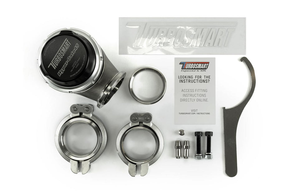 Turbosmart Gen4 HyperGate45 14psi Wastegate (Black) - TS-0506-1041 - view 6
