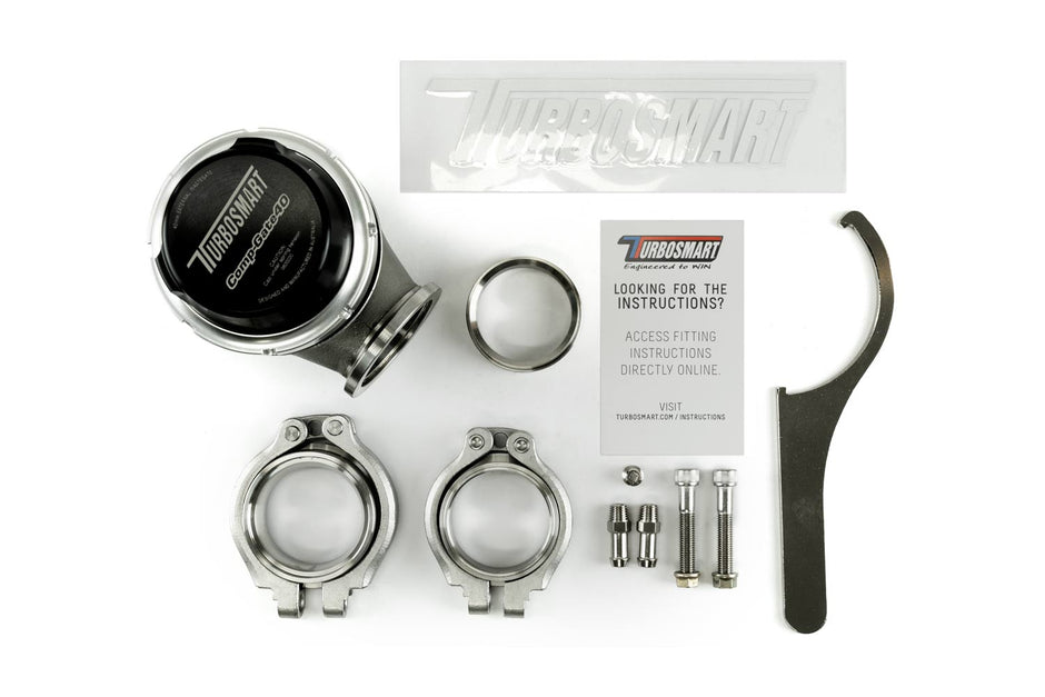 Turbosmart Gen4 CompGate40 7psi External Wastegate Black - TS-0505-1006 - view 6