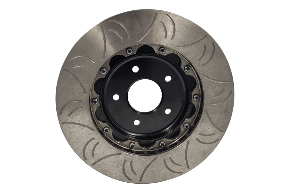 GKTech 350Z/V35 Front Brembo 2-Piece Slotted Rotors - HFM-ROT-324-350 - view 4