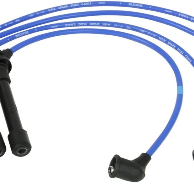 Nissan KA24DE Ignition Coil Plug Wire set (blue) Nissan 240SX 1995-1998 KA24DE