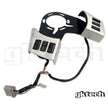 GKTech - Z33 350z steering wheel control relocation bracket - Cruise control + Audio controls bracket - DUBL-RELO
