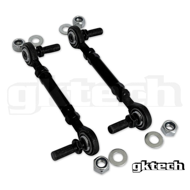 GKTech - FR-S / GR86 / BRZ adjustable front swaybar end links (pair) - GK FLCA high clearance variant - GT86-FELS