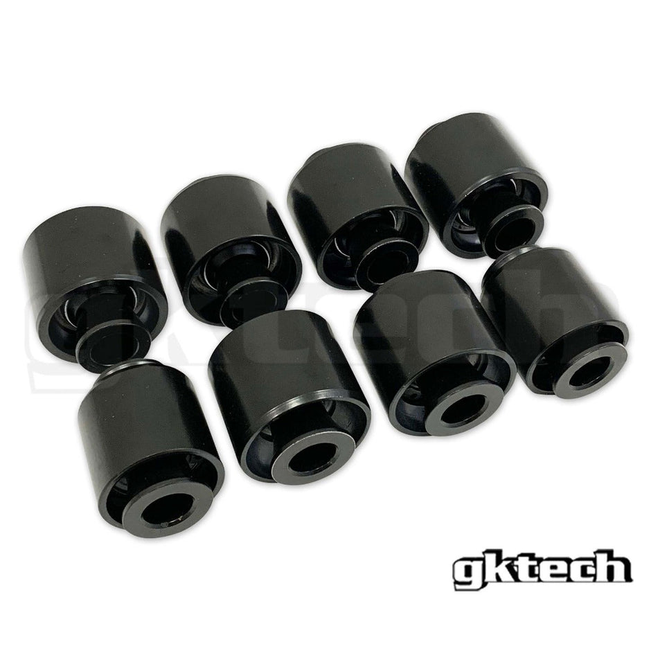 GKTech - G35/350Z/370Z Rear Knuckle Spherical Bushing Combo (set of 8) - 350Z-RKBK