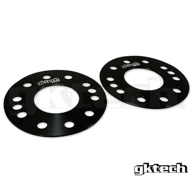 GKTech - Toyota 4/5x114.3 hub centric slip on spacers - 3mm - TOSP-3MMX