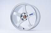 Genuine Nismo BNR32 LM GT4 40th Anniversary Model Wheel White + Cutting Silver 18x9 +22  -  4030S-RS585-WM