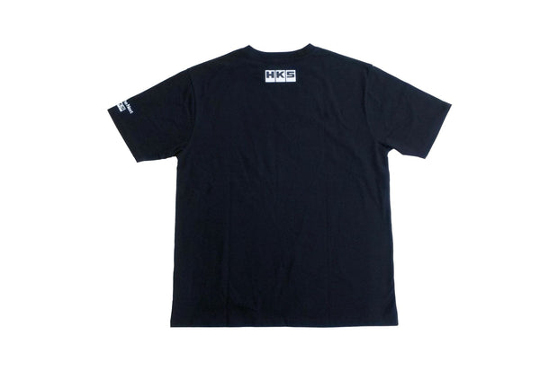 HKS T-SHIRT SUPER RACING BLACK 3L - 51007-AK646 - Boost Factory