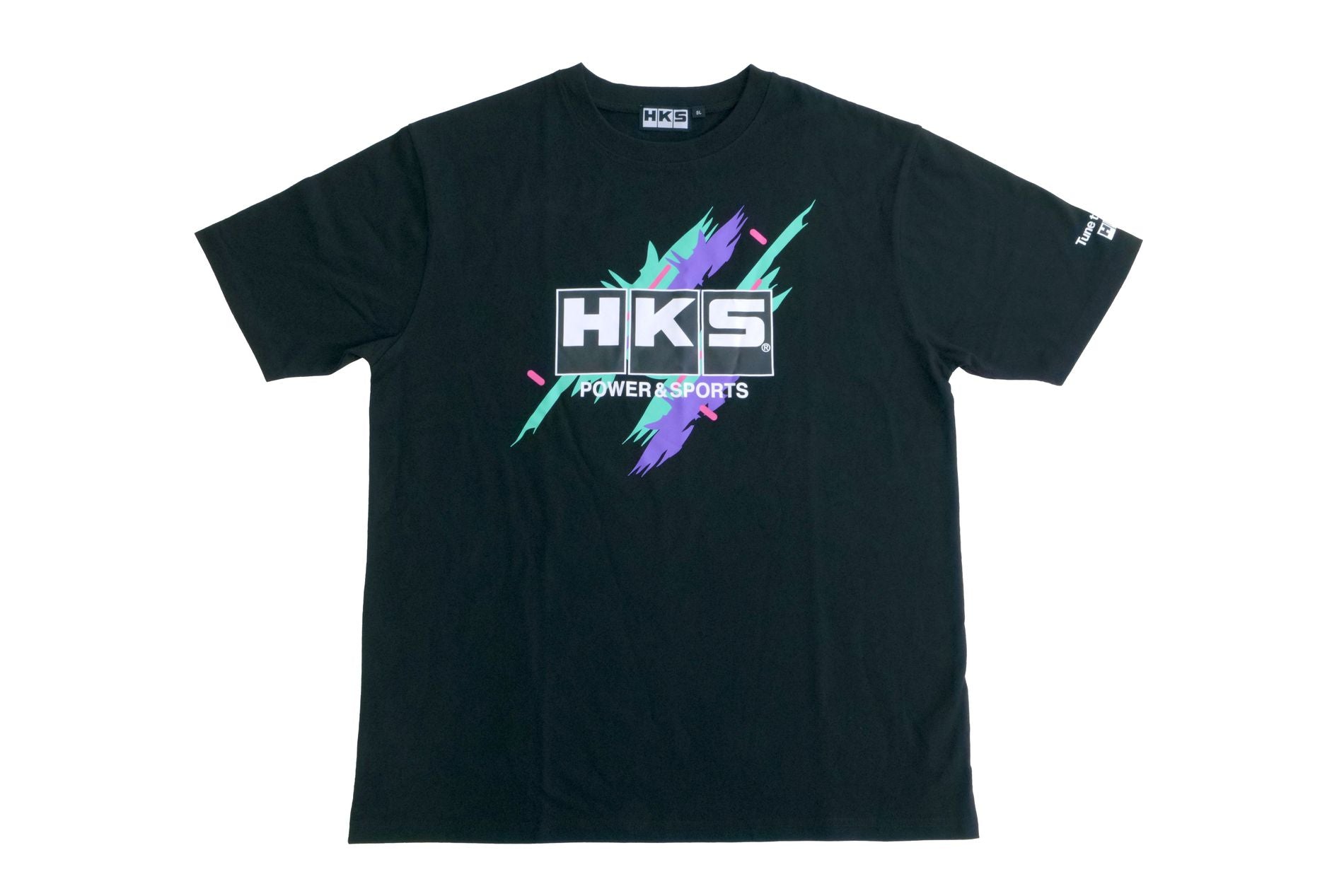 HKS T-SHIRT SUPER RACING BLACK 3L - 51007-AK646