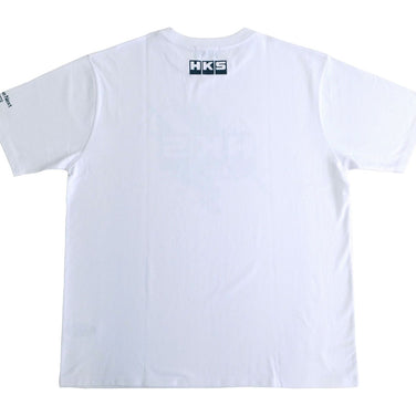 HKS T-SHIRT SUPER RACING WHITE 2L - 51007-AK650