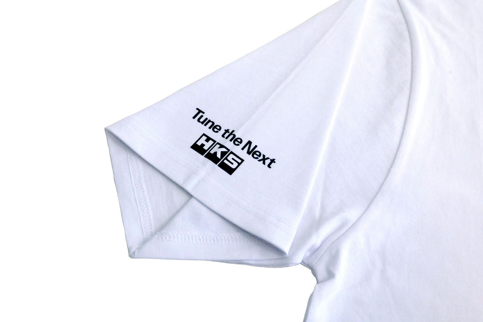 HKS T-SHIRT SUPER RACING WHITE 2L - 51007-AK650