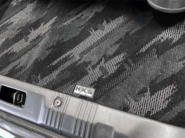 HKS floor mat with HKS logo fabric label, 53001-AN026