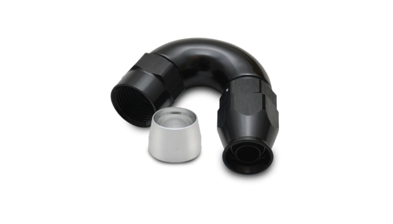 Vibrant -4AN 150 Degree Hose End Fitting for PTFE Lined Hose - 28504