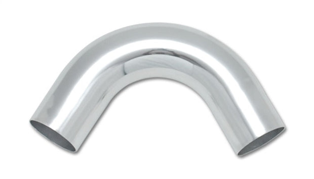 Vibrant 3in O.D. Universal Aluminum Tubing (120 degree Bend) - Polished - Boost Factory