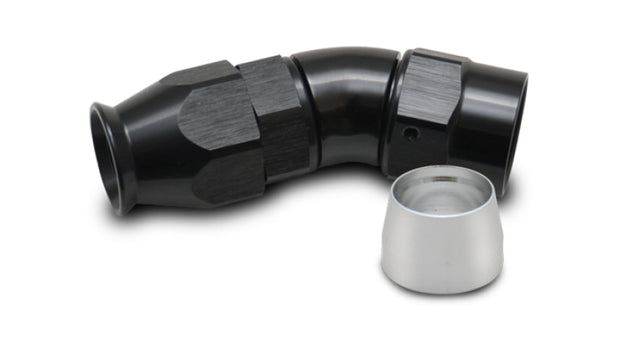 Vibrant -6AN 30 Degree Hose End Fitting for PTFE Lined Hose - 28306