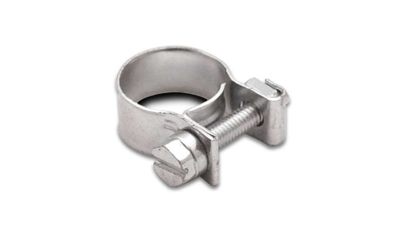 Vibrant Inj Style Mini Hose Clamps 15-17mm clamping range Pack of 10 Zinc Plated Mild Steel - Boost Factory