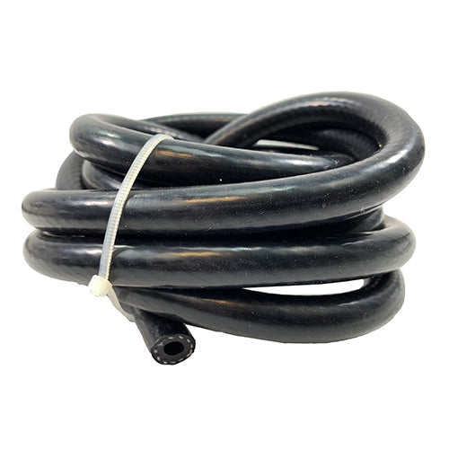 Performance World - 110004HD 1/4" ID x 10ft Black Reinforced Silicone Boost/Vacuum Hose - Boost Factory