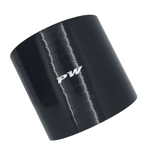 Performance World - 110032 Straight 3.25" ID x 3" Silicone Black Hose Coupler