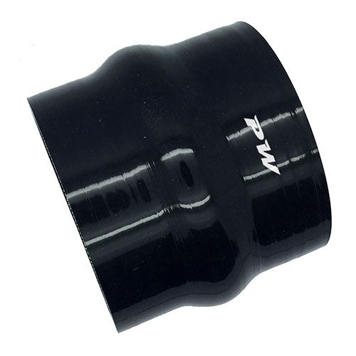 Performance World - 110120 Straight 2.0" ID x 3" Silicone Black Hump Hose Coupler