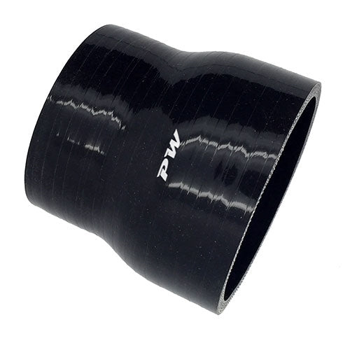 Performance World - 113040 3.00" to 4.00" Silicone Black Transition Hose Coupler