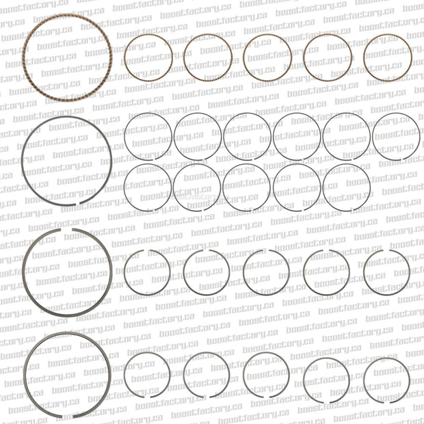 RB25DET NEO OEM PISTON RING SET (86MM) - Boost Factory
