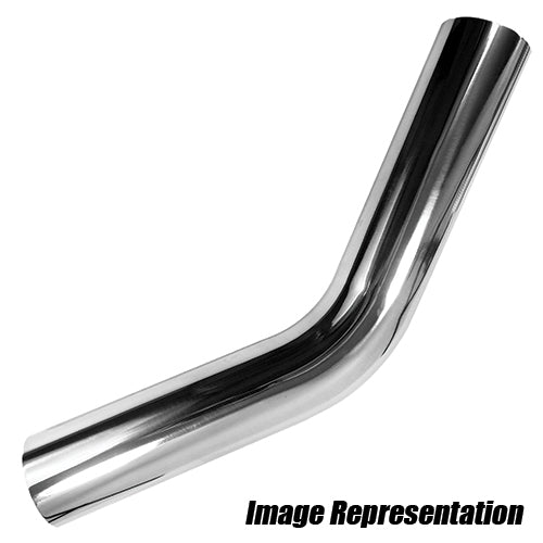 Performance World - 130435 3.5" OD 45 Degree Polished Aluminum Tubing