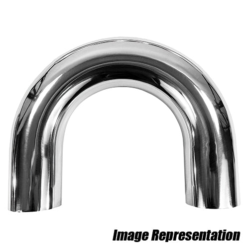 Performance World - 131822 2.25" OD 180 Degree Polished Aluminum Tubing