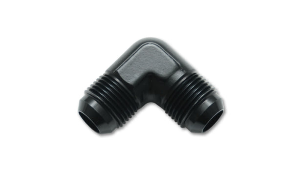 Vibrant -3AN 90deg Flare Union Fitting - Aluminum - Boost Factory