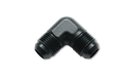 Vibrant -6AN 90deg Flare Union Fitting - Aluminum - 10552