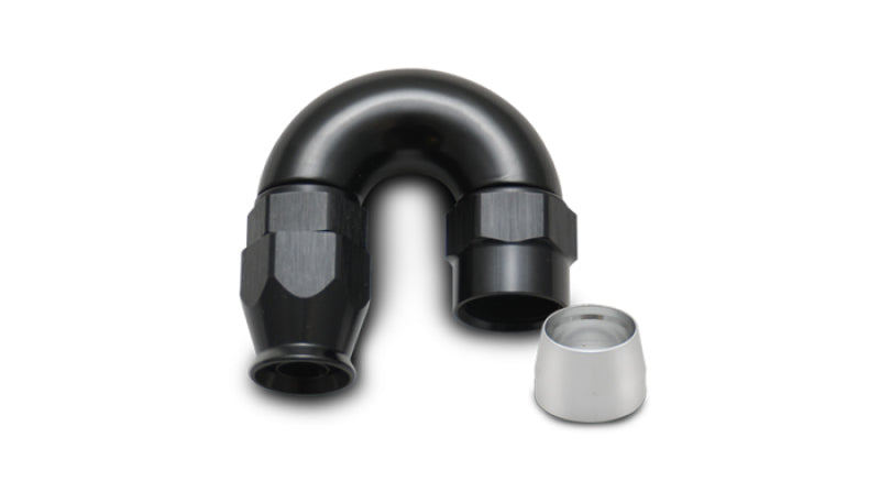 Vibrant -6AN 180 Degree Elbow Hose End Fitting for PTFE Lined Hose - 28806 - Boost Factory