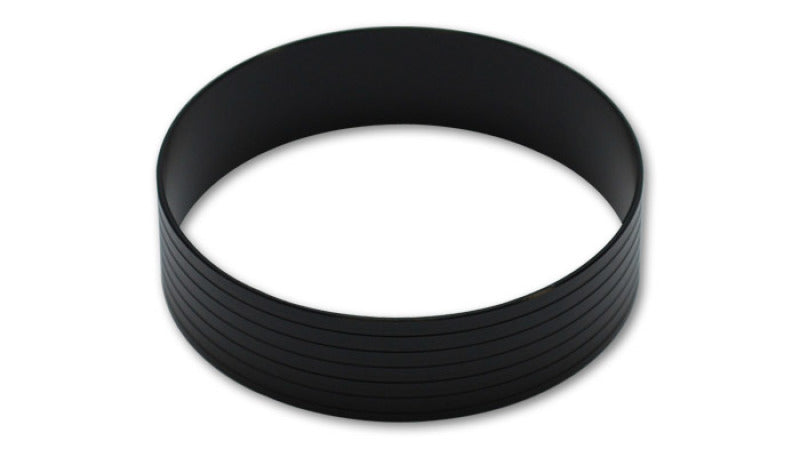 Vibrant HD Aluminum Union Sleeve for 2in OD Tubing - Hard Anodized Black - Boost Factory